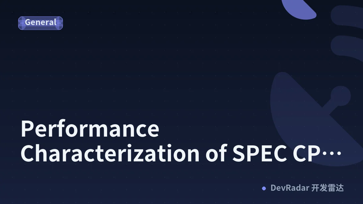 Performance Characterization of SPEC CPU 2026 on AMD EPYC 9755 Processor