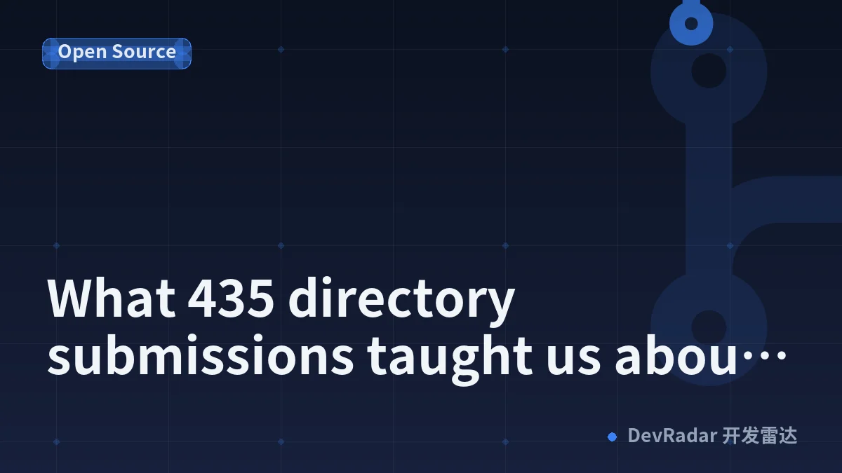 What 435 directory submissions taught us about launching software