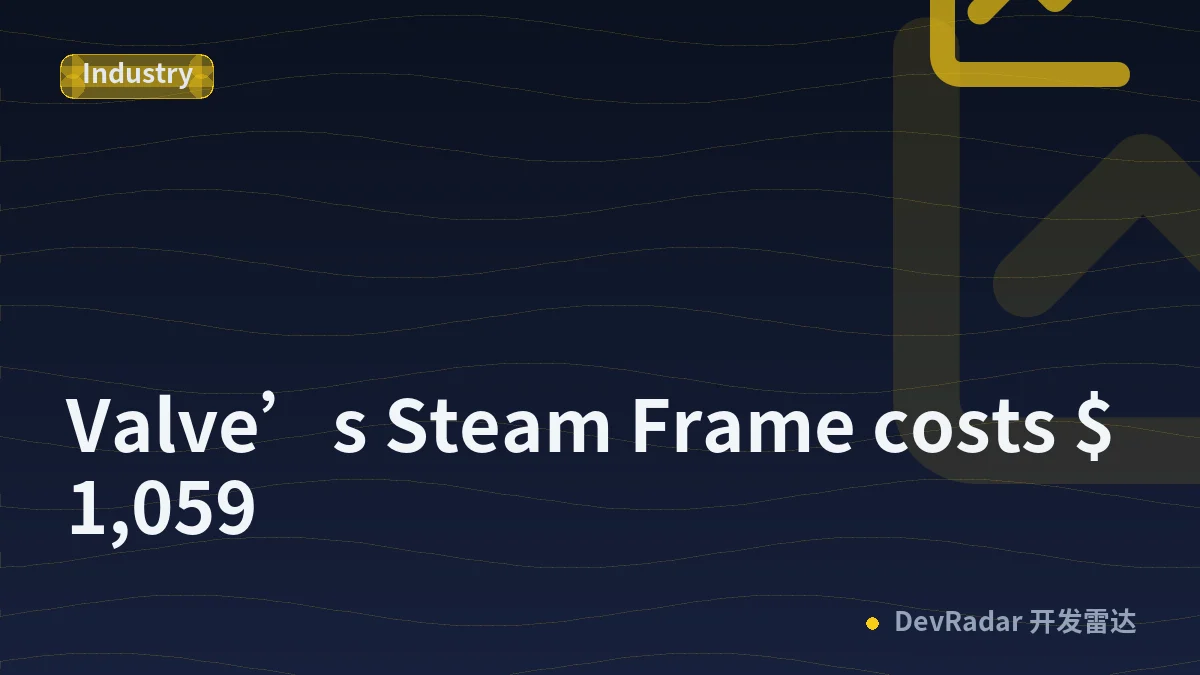 Valve’s Steam Frame costs $1,059