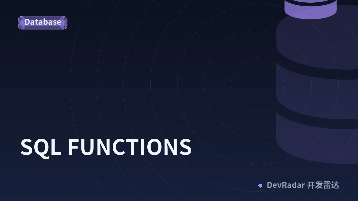 SQL FUNCTIONS