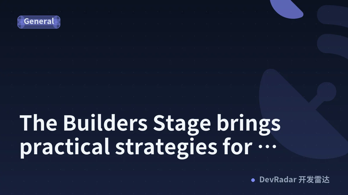 The Builders Stage brings practical strategies for scaling startups to TechCrunch Disrupt 2026