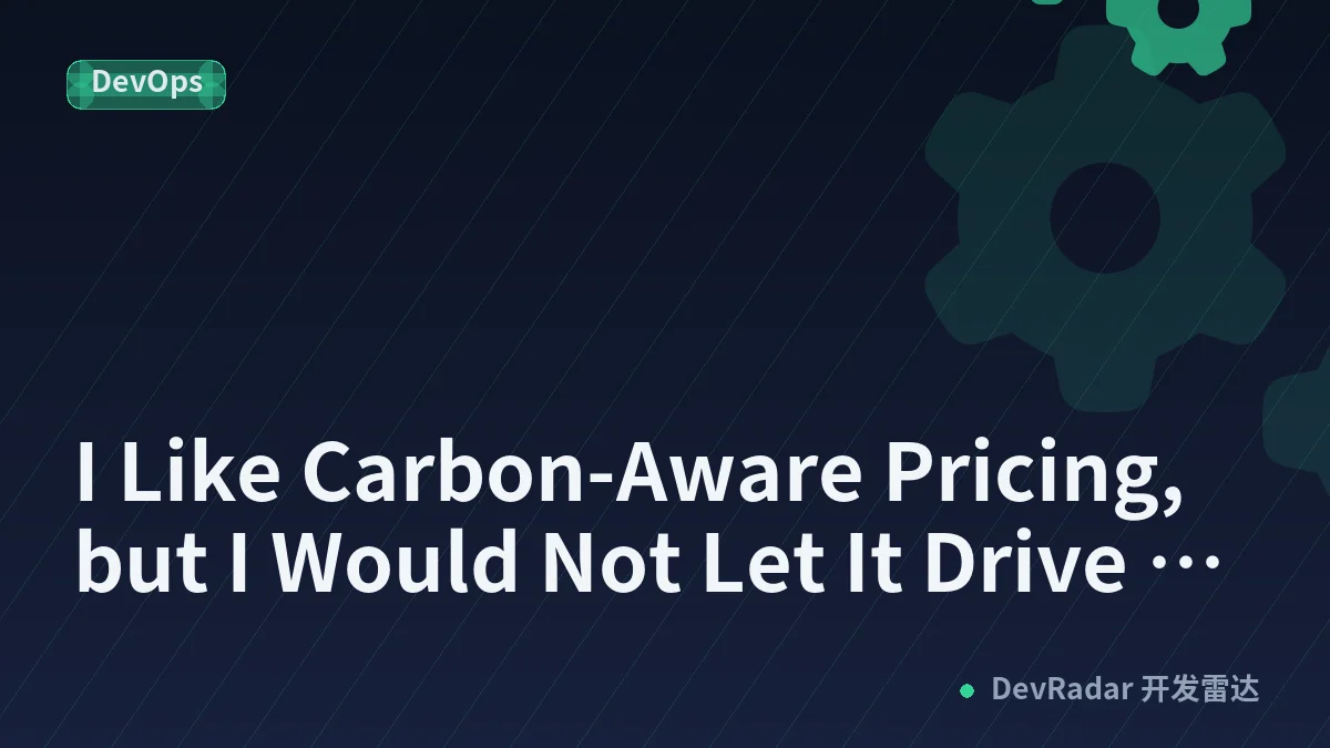 I Like Carbon-Aware Pricing, but I Would Not Let It Drive Production Yet