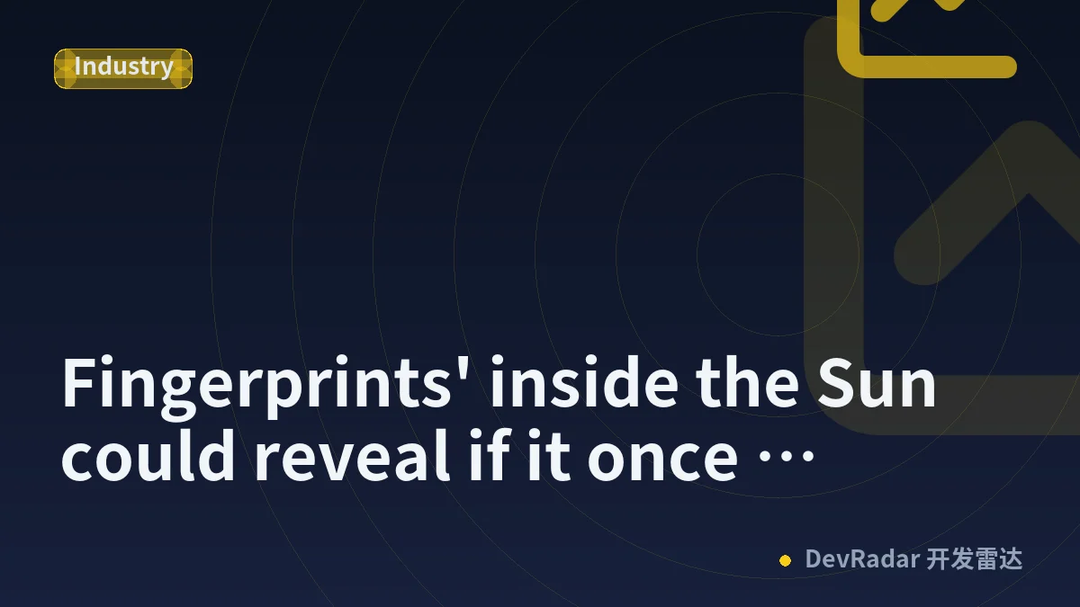 'Fingerprints' inside the Sun could reveal if it once swallowed a planet