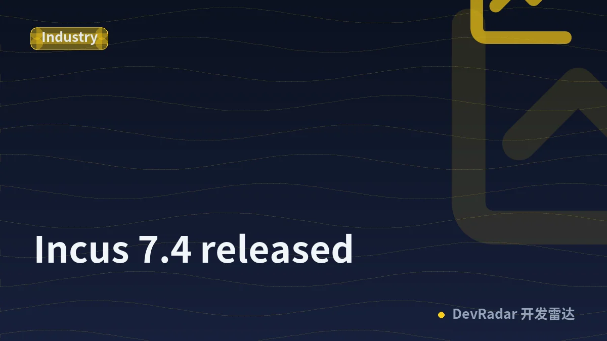 Incus 7.4 released