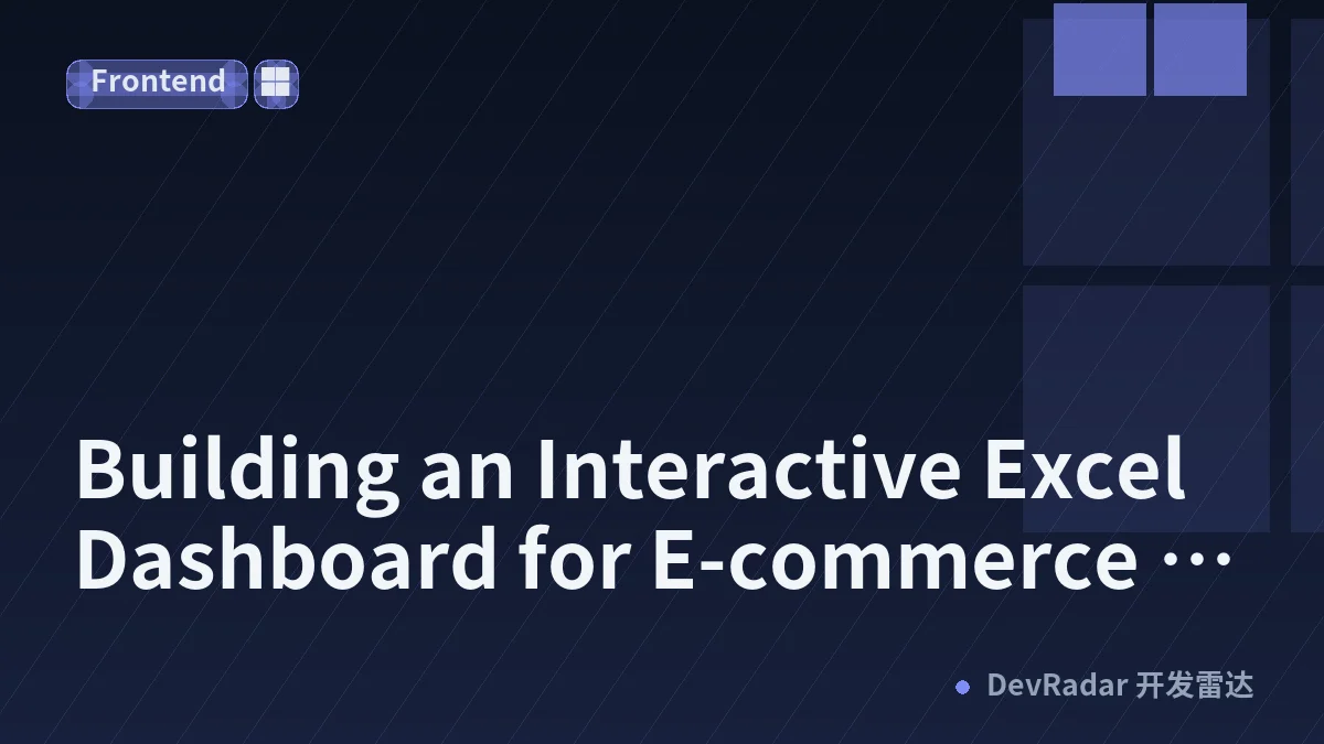 Building an Interactive Excel Dashboard for E-commerce Product Analysis: A Case Study of Jumia Products.