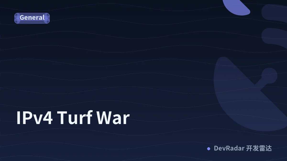IPv4 Turf War