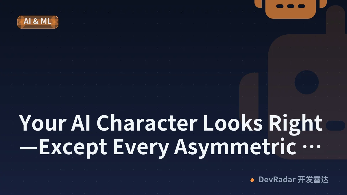 Your AI Character Looks Right—Except Every Asymmetric Detail Flipped