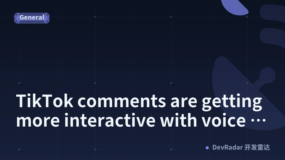 TikTok comments are getting more interactive with voice comments, polls, and more