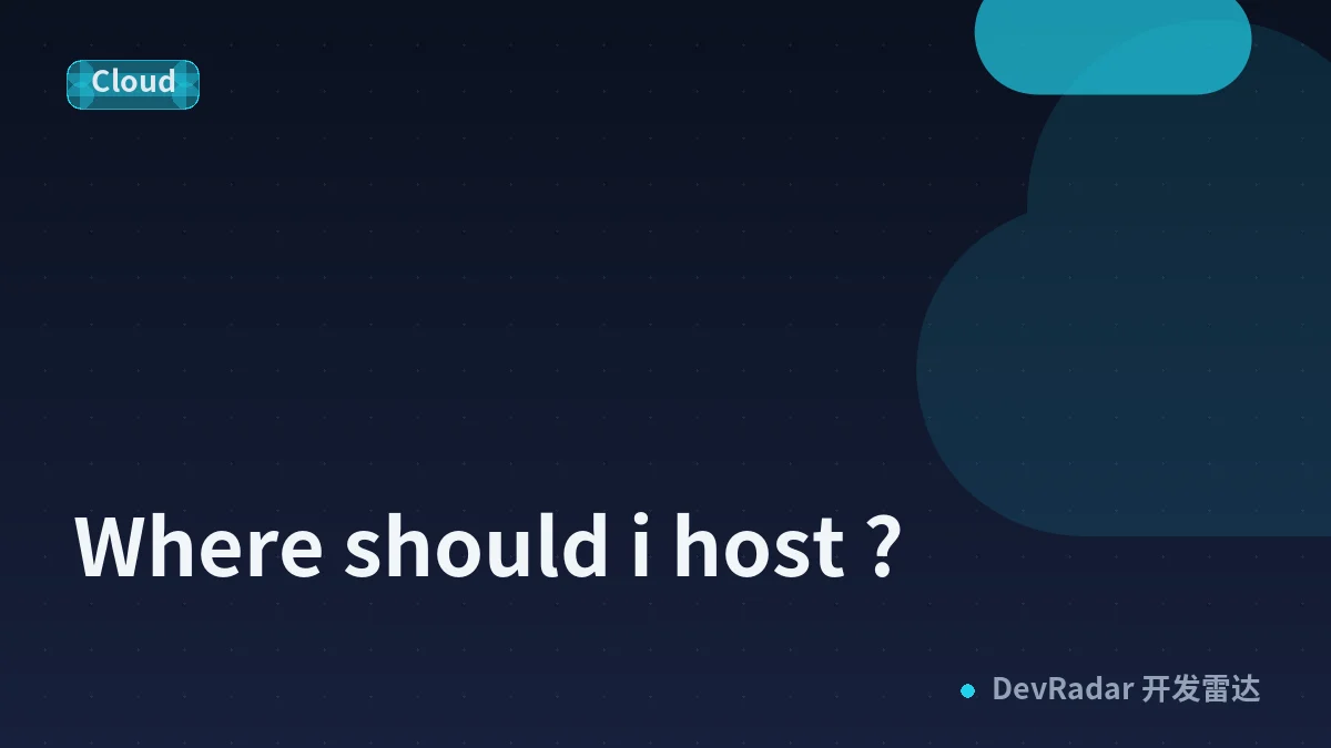 Where should i host ?