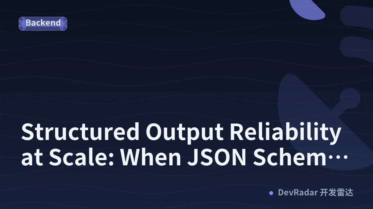 Structured Output Reliability at Scale: When JSON Schema Validity Breaks Down Under Concurrency